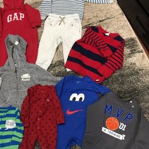 Used like new baby boy clothes lot 0 to 18 months